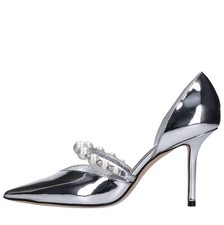 AURELIE 85 QUR Sandali JIMMY CHOO Donna Argento Amu011_jimm