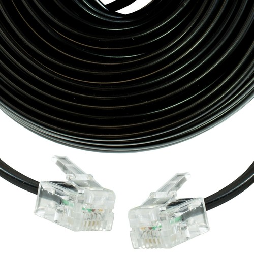 10m Long RJ11 ADSL Cable BT Broadband Modem Fast Sky DSL Phone Router