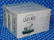 3-pack THE NATURAL GOAT’S MILK COMPANY Soap Bar with Coconut 100g each x3 SEALED