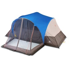 Outbound 8 Person Easy Up Camping Dome Tent with Rainfly  Porch Open Box 