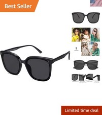 Chic Vintage Sunglasses with UV400 Protection - Ideal for All Face Shapes
