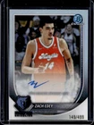2025-26 Bowman Zach Edey Chrome Auto Autograph Refractor #/499 Grizzlies