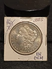 1880 S Morgan Silver Dollar  BU GEM  Light Toning