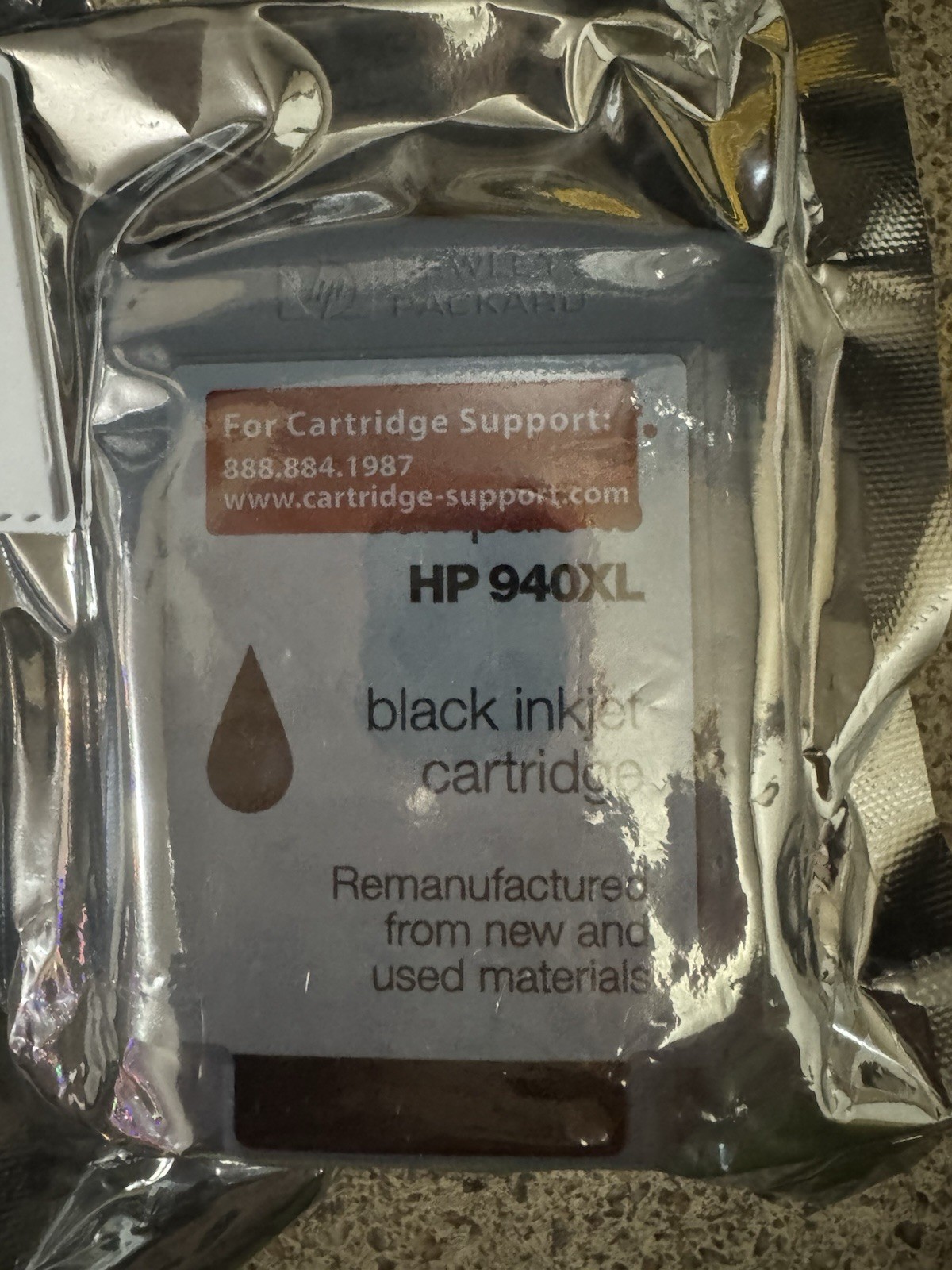 HP 940XL High-Yield Black Ink Cartridge for Pro Printers-image