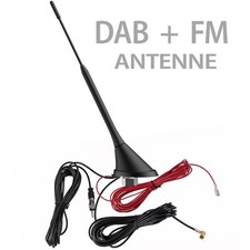 ✅ AUTO Antenne FM DAB+ Dachantenne mit Verstärker SMB DIN Stecker 5 Meter 23cm ✅