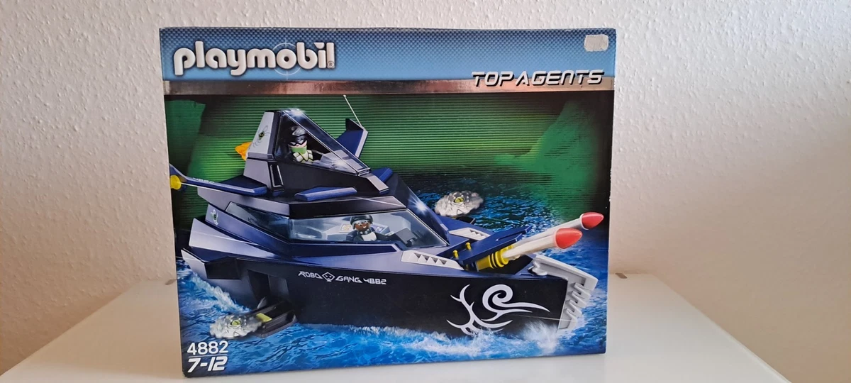 Playmobil® Top Agents "Robo-Gangster Turbokampfschiff" 4882 neu und OVP