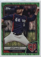 2023 Topps World Baseball Classic Green Sparkle Foil /75 Jeff Barto #22 6rq