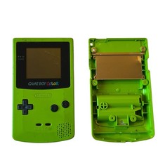 Game Boy Color Kiwi Green OEM Shell Only Untested Screen for Parts Only No PCB