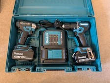 Makita 18V Combi Drill and 18V Impact Driver Kit - DLX2414ST