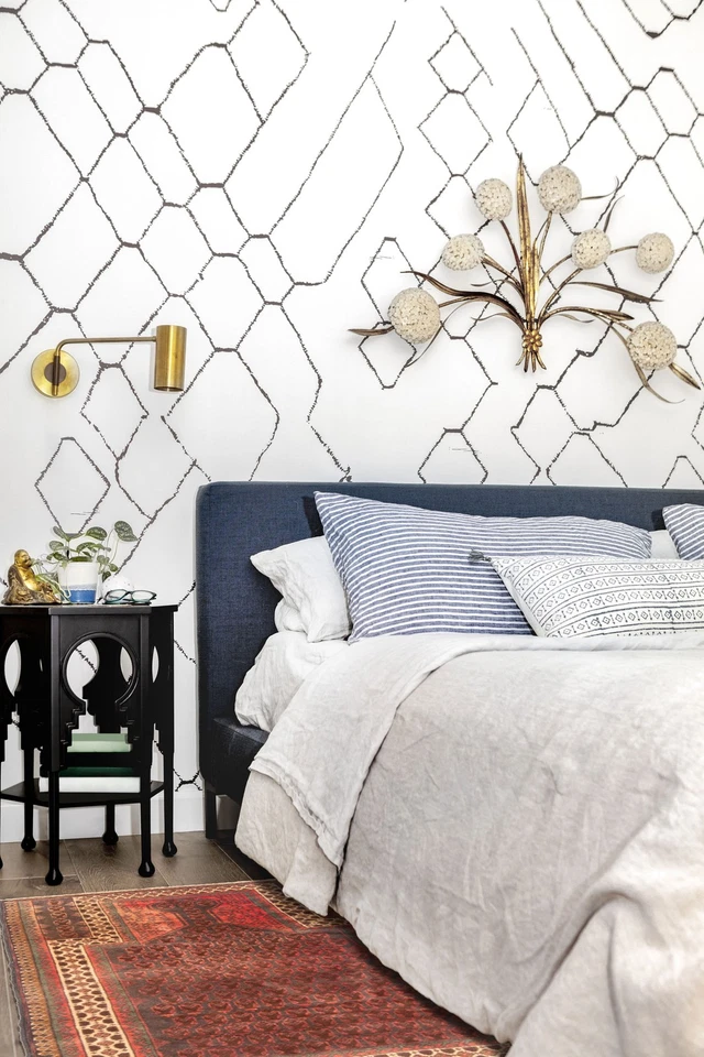 Alfombra de lana oriental anudada a mano tradicional gris oscuro de 2'10" x 4'4" vintage Foto 2 de 4