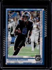 2025 Panini Donruss Optic Jameson Williams Black Pandora Prizm #/25 Lions