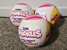 Zuru Snackles Mystery Ball Lot of 3