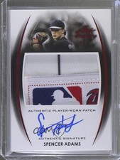 2014 Leaf Trinity Patch Auto Red 1/5 Spencer Adams #PA-SA1 Patch Auto 2x6