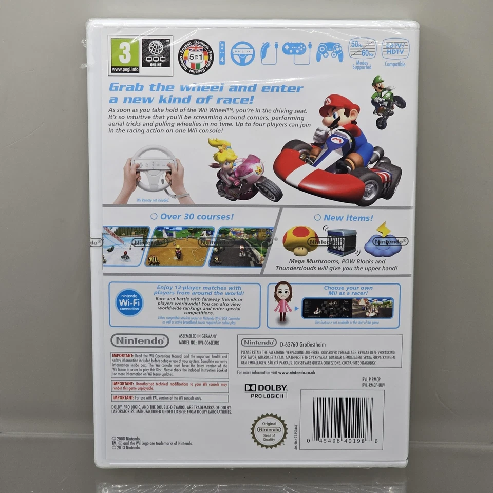 Mario Kart (Wii, 2013) Nintendo Selects PAL - Brand New And Sealed - Image 2 of 4