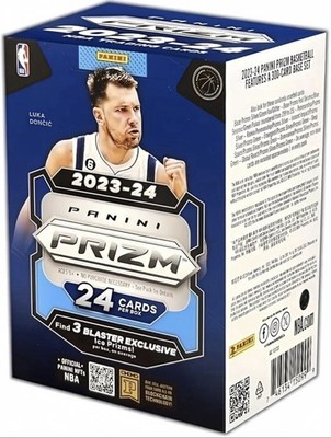 Panini 2023-24 Basketball Blaster Box-Exclusive Ice Prizm (Wembanyama RC) sealed