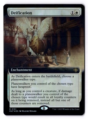 Deification NM* FOIL EXTENDED March Of The Machines R0151 mtg -UnltdCards