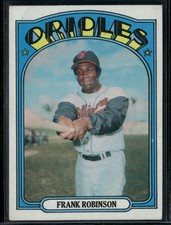 1972 Topps FRANK ROBINSON #100 Corner Crease (Good)