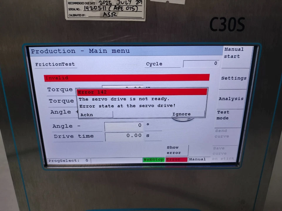 Weber C30S C30S3M-V3-230-ESD-PB 1150927/SN1503017 Controller Made in Germany - Image 4 of 4