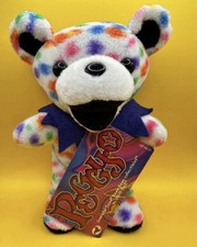 Liquid Blue Grateful Dead Peggy-O Bean Bear Beanbag Plush 1998 Age 3 MPN 02223