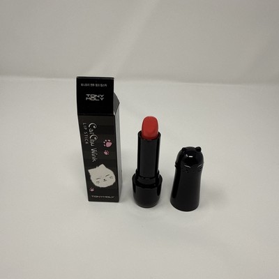 Tony Moly Cat Chu Wink Lipstick  ~ 04 Coral Pop ~ NIB