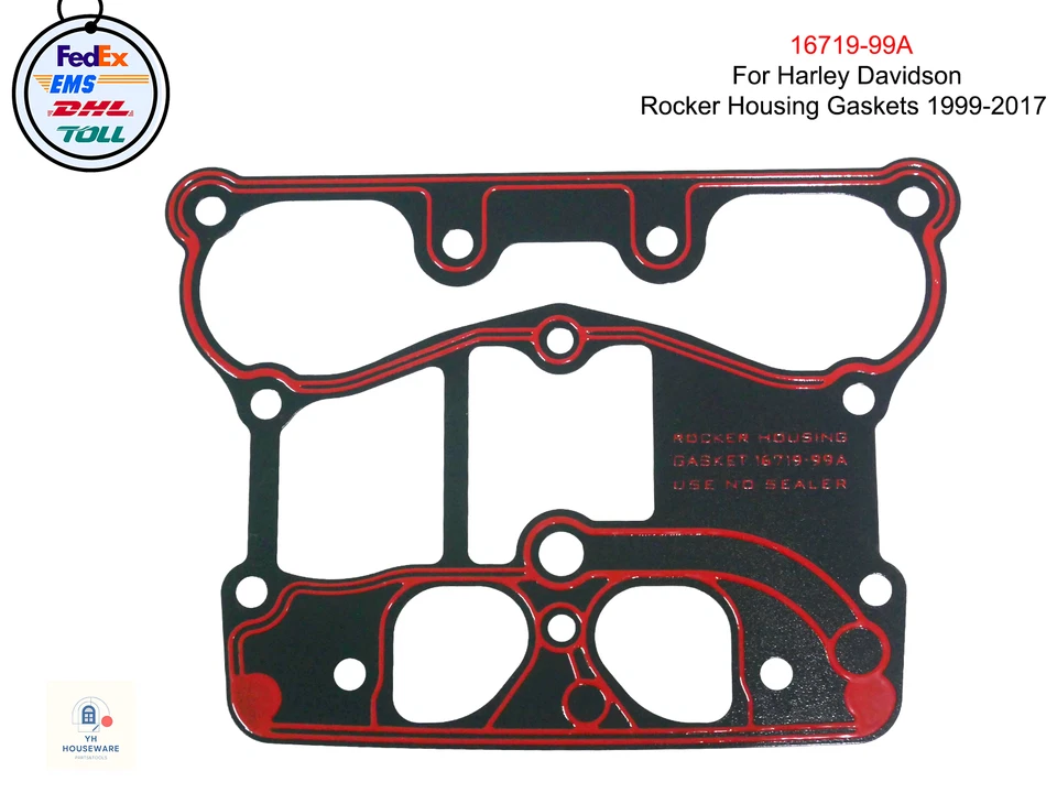 16719-99A For Harley Davidson Rocker Housing Gaskets 1999-2017  - Image 2 of 4