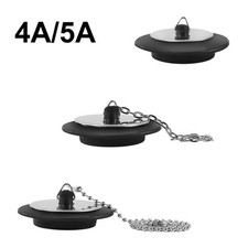 General Bathtub Plugs Rubber Sink Stoppers with Easy Pulling Hook for Bathroom