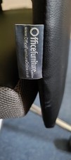 office chair swivel, leather, with wheels excellent condition