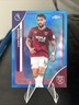 2026 Topps Chrome Premier League EPL: LUCAS PAQUETA Blue 125/150 #187 West Ham