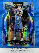 2025 #99 Seimone Augustus Panini Select WNBA Concourse Silver Prizm Lynx