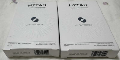 #ad LOT OF 2 Molecular Hydrogen Tablets with Magnesium 12 PPM Hydrogen 30 Tablets $28.00
