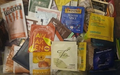 Random Chosen 40 Tea Bags From Different Countries/USA Seller/FREE Ship