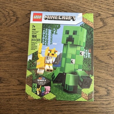 LEGO Minecraft BigFig Creeper & Ocelot Set 21156 - New In Box - Series 2 Retired