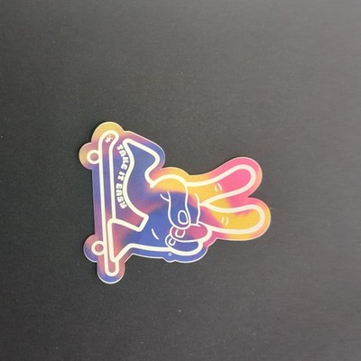 Dutch Bros Sticker  Take It Easy  March 2025 Skateboard Peace Vinyl