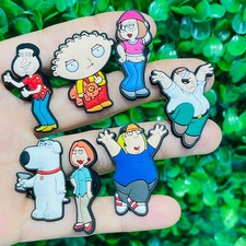 Amazing Inspired Family Guy Rubber Themed Lot Of 7 Pieces Shoe Charms