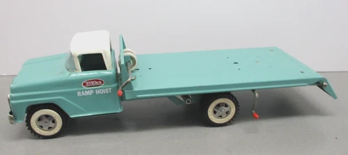 VINTAGE 1964 TONKA TOYS PRESSED STEEL #640 RAMP HOIST TRUCK