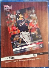 2020 Topps Series 2 #BTN-1 Best of Topps Now Juan Soto 3 Homers Insert