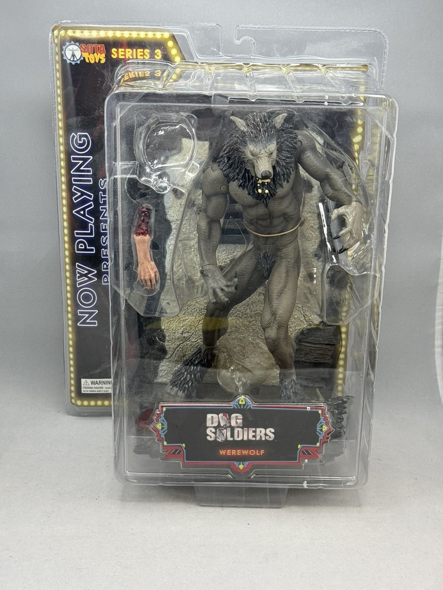 2004 Sota Toys Now Playing Presents Dog Soldiers Gray Werewolf