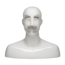 Eyebrow  Mustache Set Synthetic Lt Bn Gray 59 - Lacey Wigs