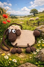 Tasche / Umhängetasche Schaf *Handarbeit*