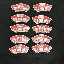 Vans Off The Wall Sticker Decal Vinyl Skate N.O.S Skateboard Red 40 pack