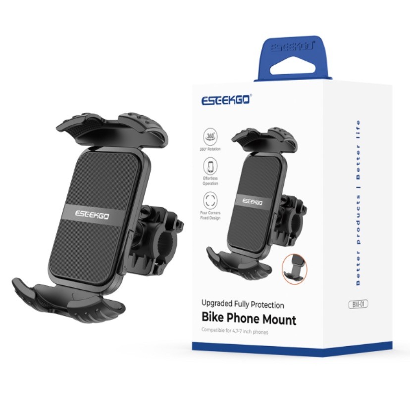 Motorcycle Bike MTB ATV Handlebar GPS Mount Cell Phone Holder for Smartphone