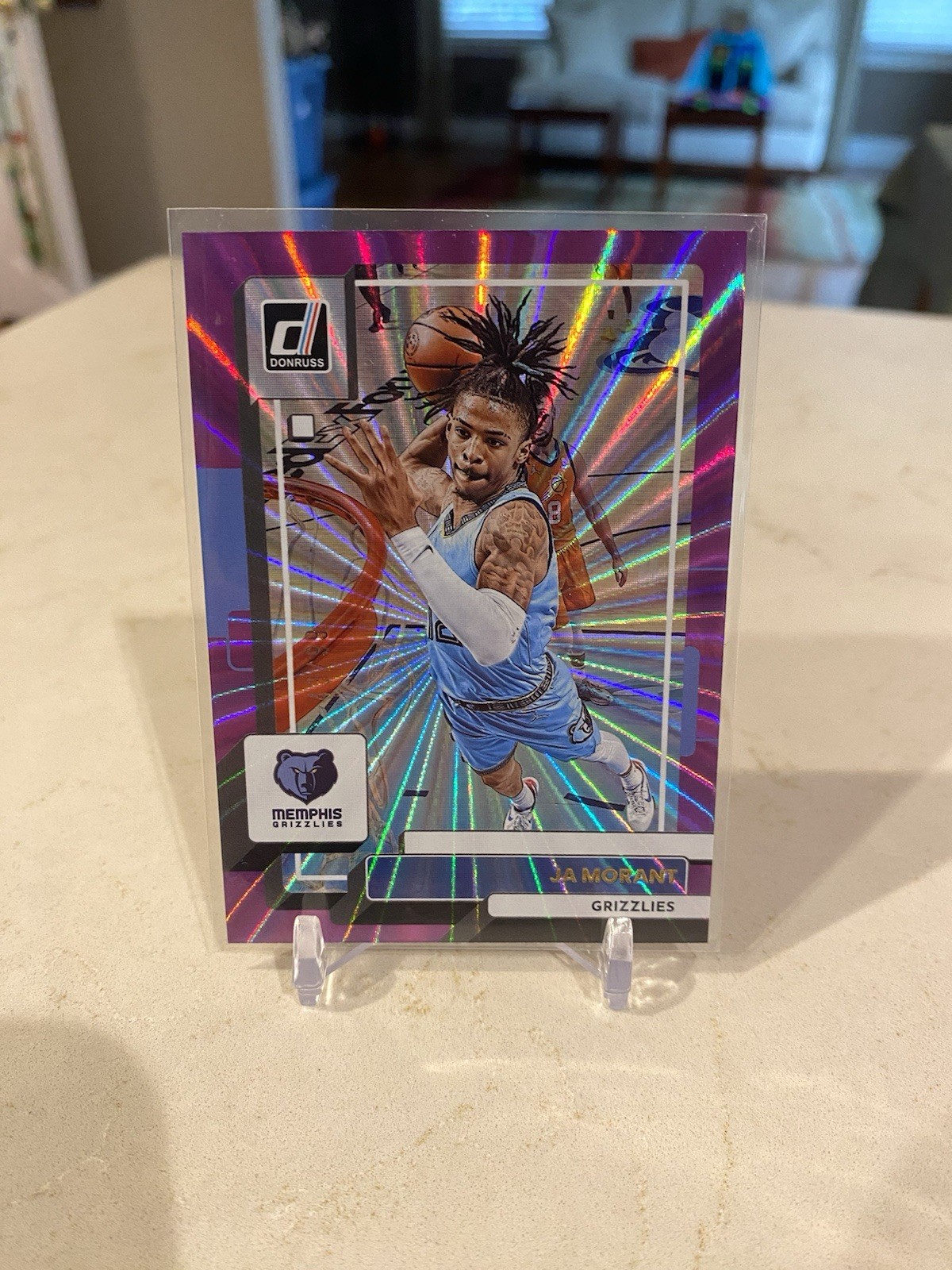 2022-23 Panini Donruss - Ja Morant #156 Holo Purple Laser /99