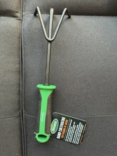 Scott’s 13 Inch Garden Hand Cultivator - Black (Metal) Green Handle. New w/ Tags
