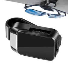 Car Glasses Holder Clip Sunglasses Mount With Ticket Card Clip For Car Sun Visor