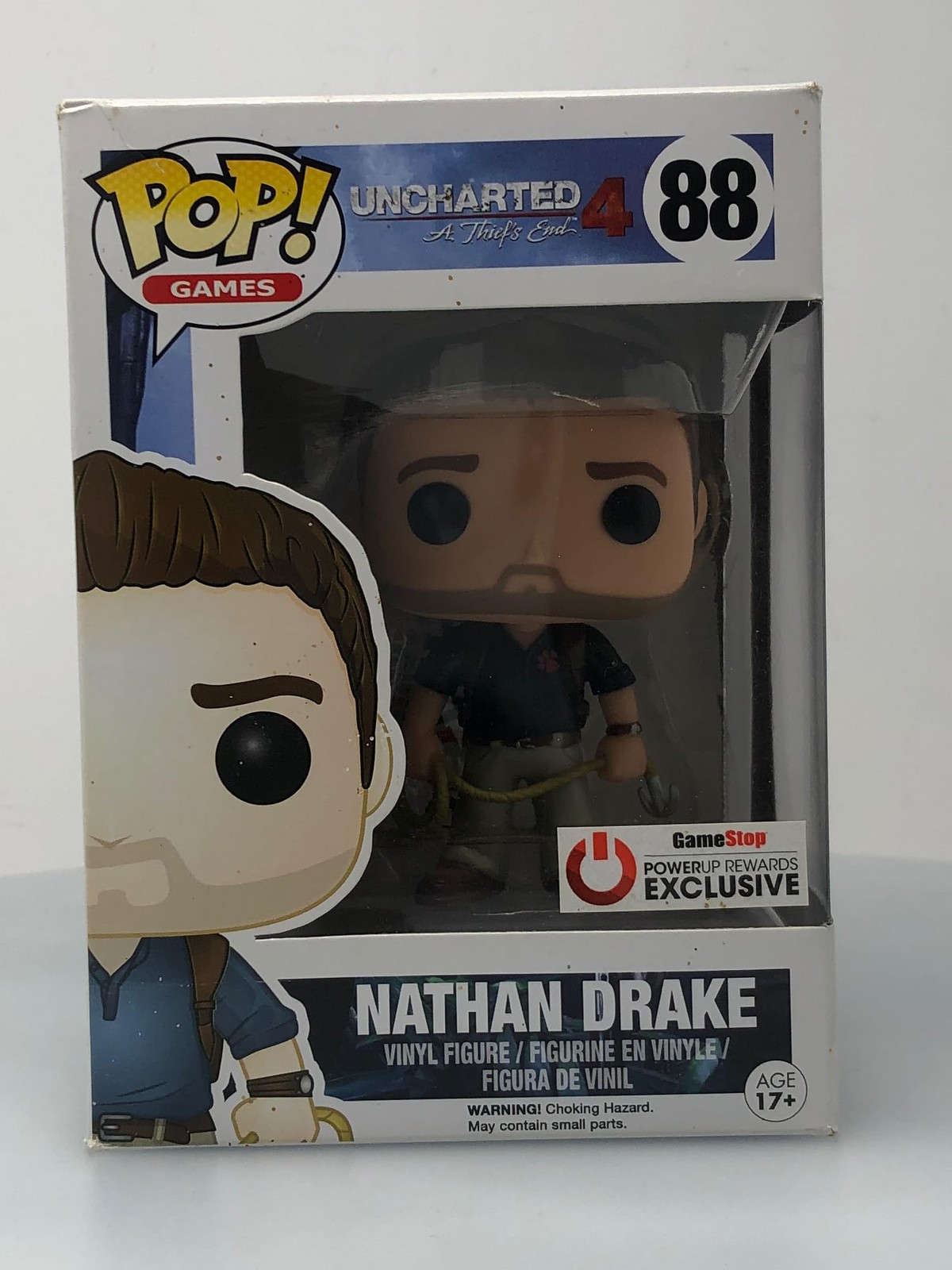 Nathan Drake Naughty Dog Shirt #88 Damaged Box See Pics