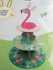 Cake Stand Flamingo Bird 3 Tier Pink Cupcake Seasonal Parties Sainsbury’s Sealed