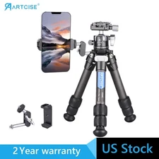 Compact Carbon Fiber Mini Tripod Lightweight Portable Tabletop Tripod +Ball Head