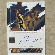 2023-24 Panini Impeccable Bennedict Mathurin Indelible Ink Auto Holo Silver /25