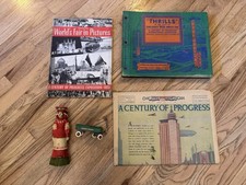 1933 Chicago World’s Fair Souvenir Lot - Program, Newspaper, Radio Flyer Wagon