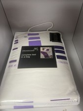 Dream scene Complete Double Bed In A Bag Staten Lilac  Bedding